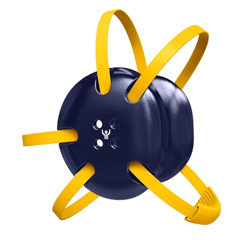 Great Call Athletics Wrestling Classic Headgear Earguard Adult Grappling Head Gear Adjustable Ear Guards Athletic Gold Straps - style: Navy w/ Athletic Gold Straps
