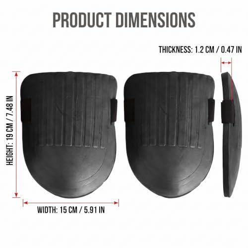 1 Pair Black Knee Pads,Adult Crawling Knee Pads for Heavy Duty and Comfort for Construction, Gardening, Flooring Work Use Safety Easy to Use Kneepads,Tools and Home Improvement,Ergonomic Supports