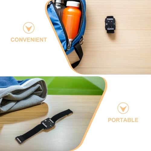 Score Counter Watch Adjustable Wristband Score Keeper for Cricket Tennis and Padel Portable Manual Stroke Tracker with High Visibility Display for Outdoor Practice and Matches