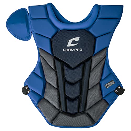 Champro Optimus Pro Plus Chest Protector - color: Royal, size: Intermediate (15.5")
