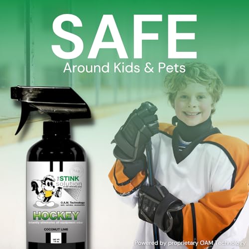 The Stink Solution Hockey Odor Eliminator Spray, Unscented, 16 oz & 4 oz - size: 10 Fl Oz (Pack of 2)