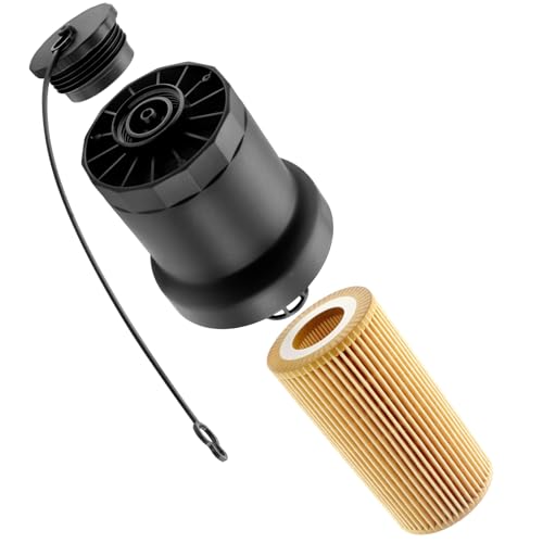 07K115408 Oil Filter Housing Cover Cap Fit for 2.5 Jetta, Beetle, Golf, Rabbit & Passat 2005-2014