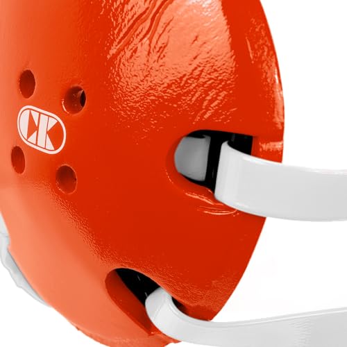 Cliff Keen Signature Wrestling Headgear - color: Orange / White