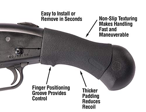 Pachmayr 05103 Tactical Grip Glove for Moss Shockwave & Rem Tac 14, Black
