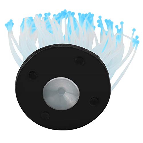 TOPINCN Plastic Water Grass, Aquarium Artificial Water Grass Plants Plant Ornament Silicone Landscape Decoration Fake Plastic Water Grass Plant Decorations with Suction Cup