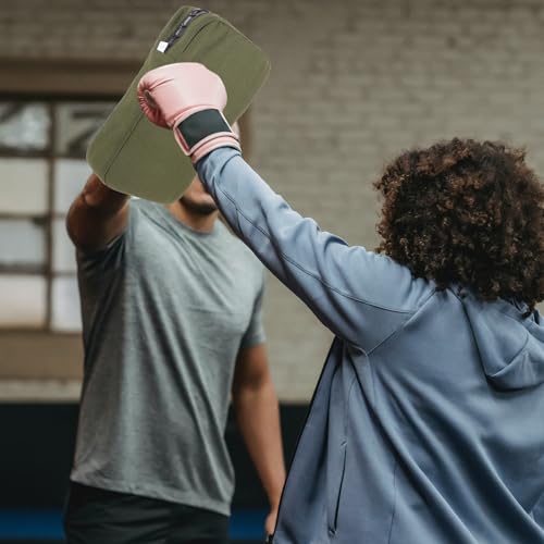 FOMIYES Thickened Canvas Kick Shield for Training, Green Boxing Body Pad