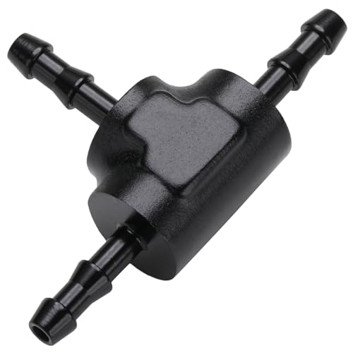 1/8" 3mm Hose Barb Tee T Fitting Adapter Aluminum Black - size: 3mm