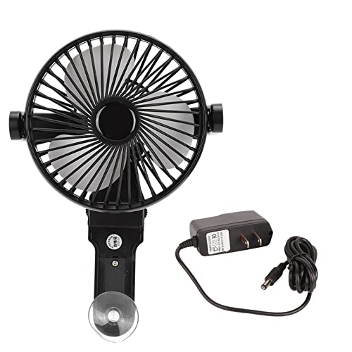 Aquarium Chiller, Adjustable Wind Direction Aquarium Fan Fish Tank Aquarium Cooling Fan with USB Cable for Fish Tanks and Aquatic Environments(13cm Diameter)