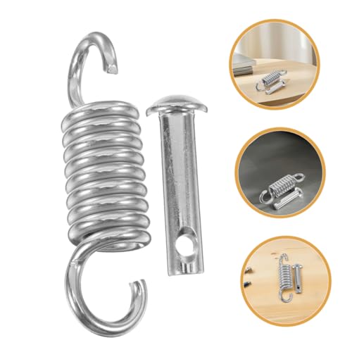 Swing Hanger Set with Pin, 2 Sets Spring Steel Silver