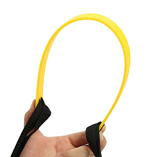 Dioche Speed Training Ladder, Portable Footwork Exercise Tackle for Football Soccer Sports (7m13 - Rung-Yellow)