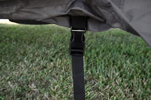 Camco ULTRAGuard 30 to 32-Ft Travel Trailer/Class A RV Cover - Features Zipper Entry Doors & Covered Air Vents - Crafted of Spunbond Polypropylene - Storage Bag for RV Storage & Organization (45732) - size: 30' - 32', style: Class A