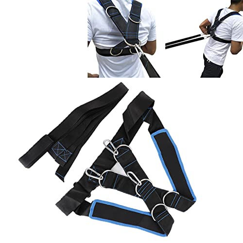YOUTHINK Sled Shoulder Harness, Band Belt Sports Equipment mini Exercise Band Youth Belt Gym Strap for Speed Pulling Fitness