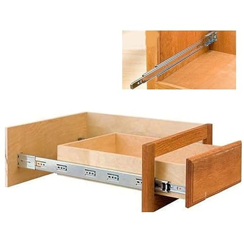 LONTAN Rear Mounting Brackets for Drawer Slide 1 Pair Cabinet Drawer Bracket for Face Frame Cabinets Kitchen Replacement Parts for 1.77 inch(45mm) Width Furniture Gildes - size: 1.77 Inch