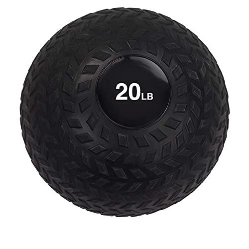 Body Sport Slam Ball with Tread Surface, Versatile, Workout Training, Strength Building, Improve Muscle Mass - size: 25.0 Pounds