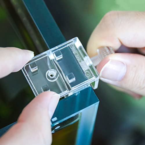 Aquarium Accessories Fish Tank Invisible Anti-Jumping Net Protective Anti-Escape Acrylic Replacement Clip Net