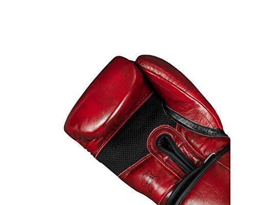 TITLE Boxing Blood Red Leather Bag Gloves - Boxing Gloves, Punching Bag Gloves, Kickboxing Gloves, Punching Gloves, Heavy Bag Gloves, Boxing Gloves Men, Boxing Gloves Women, Boxing Equipment - size: 18 oz