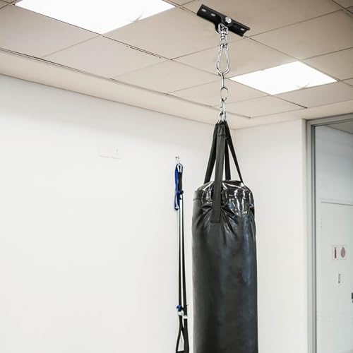 Heavy Duty Swing Hanger Hook, Swing Hangers for Wooden Concrete Swingset Hangers, 360° Swivel Swing Set Hanger,Suspension Hooks for Hammock Chairs, Yoga Swings, Punching Bag