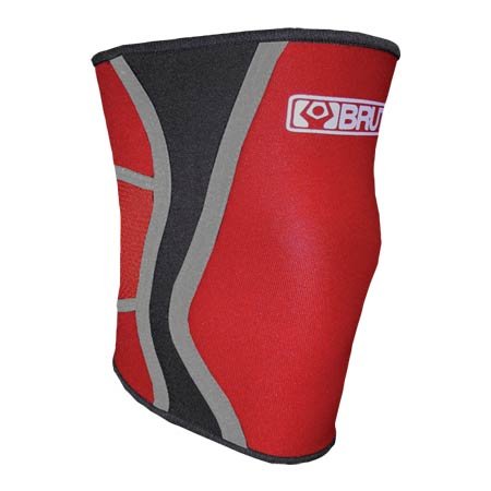 Brute Icon Padless Knee Sleeve - SIZE: X-Large, COLOR: Red