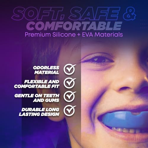 TEYS Kids Youth Mouth Guard for Sports, Regular Size, 5 Pack