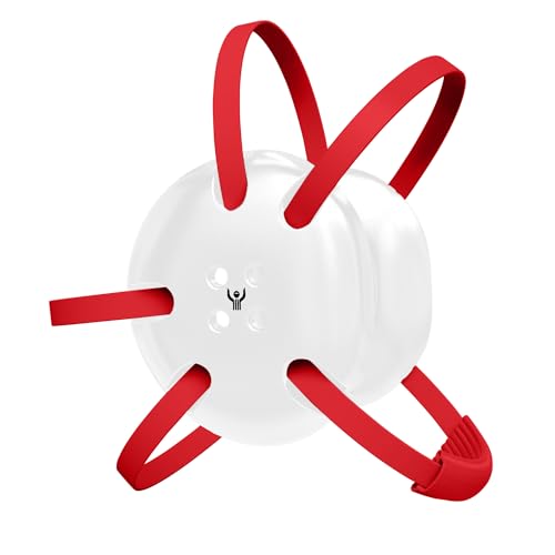 Great Call Athletics Classic Wrestling Headgear, Varsity Red Straps - style: White w/ Varsity Red Straps