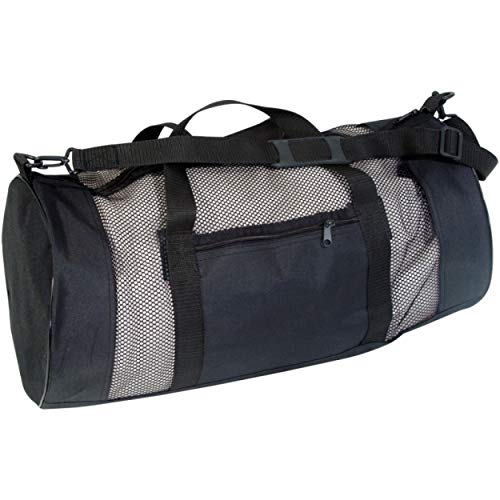 Classic Gym Sports Mesh Bags - color: Black