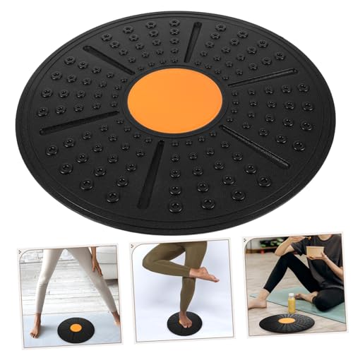 BESPORTBLE Balancing Board Wobble Board for Lightweight Portable Exercise Equipment Non- for and Stability Training Material and Design
