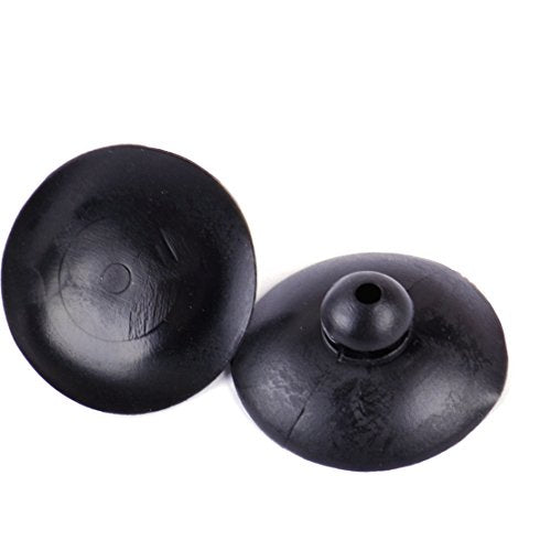 10pcs Soft Silicone Suction Cup Clip Sucker Holder Fish Aquarium Tank Pump Black New