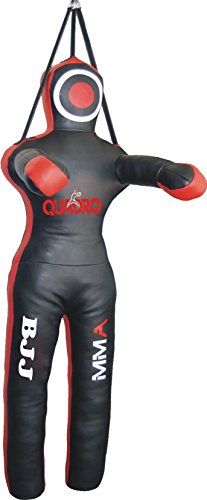 SRHides Jiu Jitsu MMA Martial Arts Grappling Dummy Punching Bag with Hanging Strap - Unfilled - size: 59 inches (5 ft)