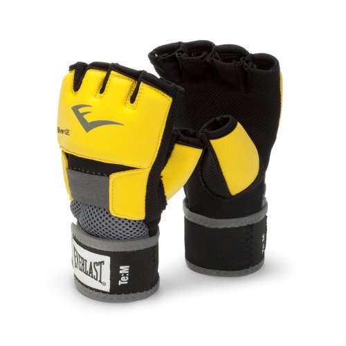 Everlast Evergel Handwraps-Black PR - color: Yellow, size: Medium