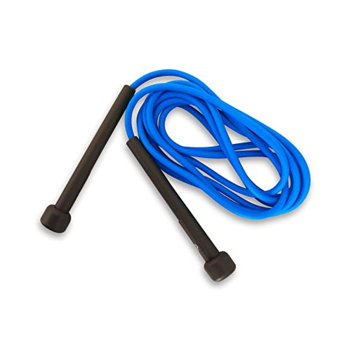 NIVIA Skipping Rope for Weight Loss & Cardio | Adjustable Jump Rope for Home Workout, Gym, Boxing & CrossFit | Smooth Rotation, Anti-Slip Handles - color: Blue