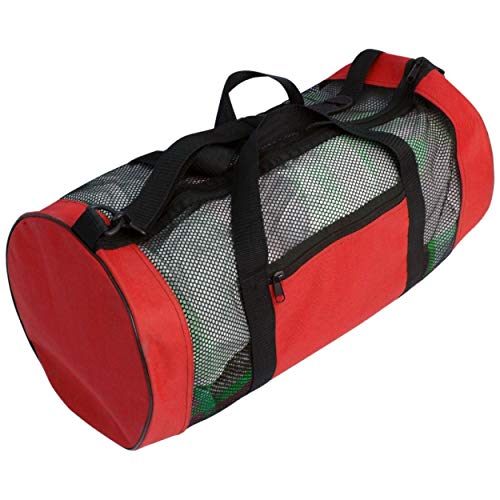 PFG Classic Gym Sports Mesh Bags - color: Red