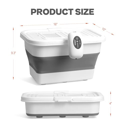 Live Bait or Fish Bucket with Aerator, 14 Quarts Multi-Function Collapsible Fishing Container Box with Rechargeable Air Pump - color: Bucket+Aerator