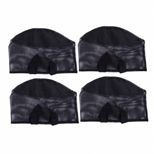 4PCS Aquatic Plant Pots, Reusable PVC Pond Planting Bags with Sturdy Handles, Aquatic Plant Baskets, Grow Bags for Island Live Aquarium Flowers, Convenient to Storage (Round) - size: Round