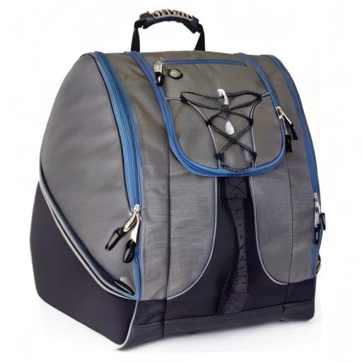 Athalon Everything Boot Bag/Backpack - color: Bluezipgray/Bk