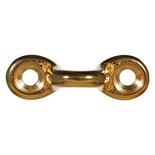 Brass Footman Loop 1 1/16 Inch - 20 Pack