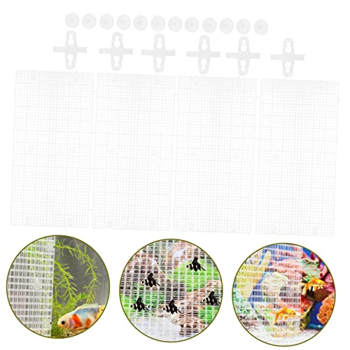 4pcs Aquarium Divider Cups Fish Tank Isolation Board for Breeding and Separation Easy Installation and Adaptability Suitable for Various Aquatic Environments