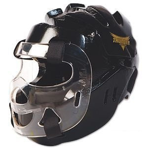 ProForce Thunder Full Headgear w/Shield - Black - Medium