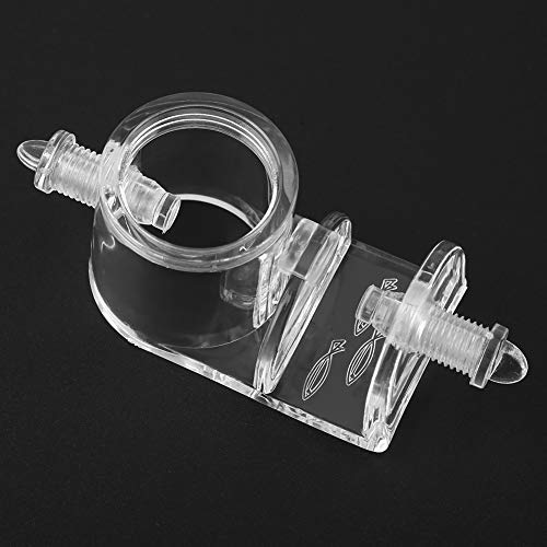 Acrylic Aquarium Pipe Clamp Fish Tube Holder Hose Clip for 22mm Dia Water Pipe
