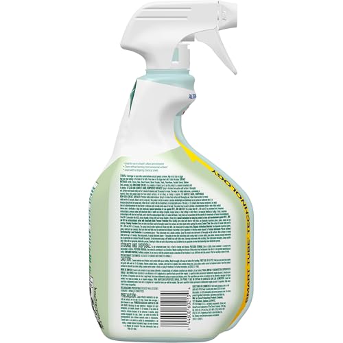 CloroxPro EcoClean Disinfecting Cleaner Spray Bottle, 32 fl. oz. | Disinfects in 2 Minutes, Sanitizes in 15 Seconds, Kills 99.9 Percent of Flu Viruses and SARS-CoV-2, Bleach Free - size: 32 Fl Oz (Pack of 1)