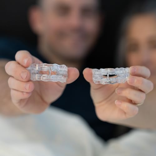 SilentZPro 2.0 – USA Designed FDA-Cleared Anti Snoring Mouthguards (Set of 2, Medium Size) – Fully Adjustable Anti Snore Mouthpieces with Patented Design for a Silent Night`s Sleep