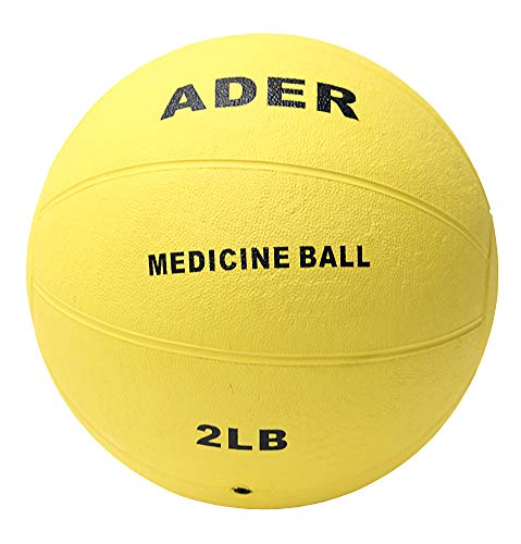 Ader Rubber Medicine Ball 2,4,6,8,10,12,15,18,20,25LB - color: 2LB