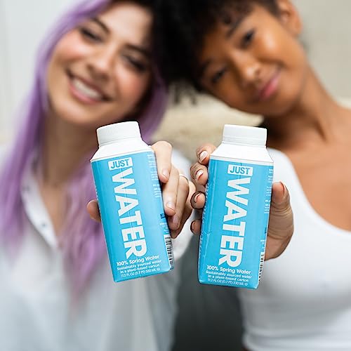 JUST Water - 100% Spring Water, Naturally Alkaline, 8.0 pH - Plant-Based, BPA Free, Sustainable and Fully Recyclable Boxed Water Bottle - Eco-Friendly - 11.2 Fl Oz (Pack of 24) - size: 11.2 Fl Oz (Pack of 24)
