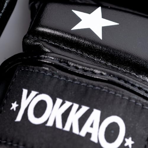 YOKKAO MMA Gloves - Ground Pro and Sparring | Layered Foam Padding | Produced at YOKKAO Factory, Thailand | Grappling, Striking, Ground-and-Pound | S/M-L/XL - color: Black MMA Pro, size: Small-Medium