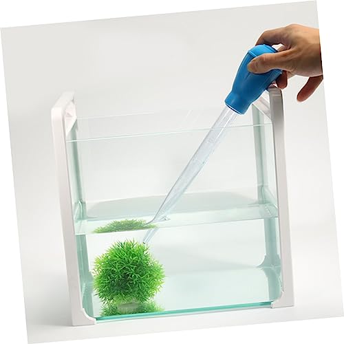 LIOOBO Manual Aquarium Waste 30ml Pipette Dropper Cleaner for Fish Tank Coral Feeder Dropper Feeder - size: Size 1