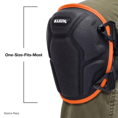 KLEIN TOOLS 22082 Fabric Cap Knee Pads - size: Non-Marring Fabric Cap