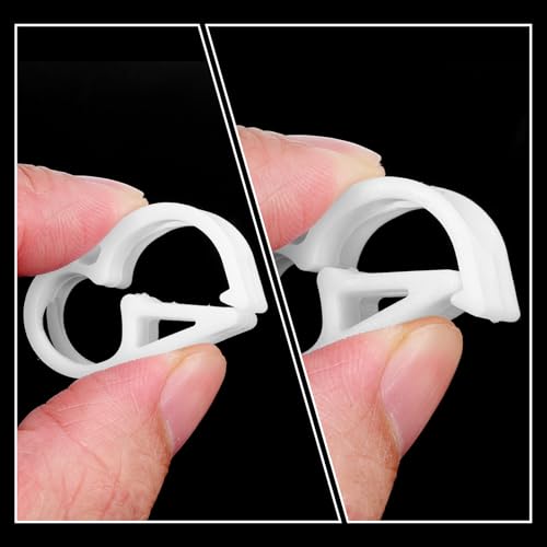 uxcell Plastic Tubing Clamps, 10pcs 1/8"-5/32" Tube OD Adjustable Tube Clamp Laboratory Pinch Valve Flow Control Hose Clamp