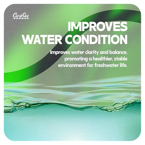 Carib Sea Super Naturals Aquarium Sand - 20 lb - Crystal River - Natural Substrate for Freshwater Aquariums, Ideal for Aquascaping & Promoting Healthy Aquatic Habitat
