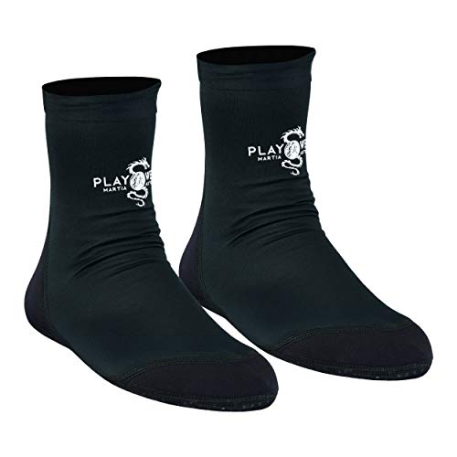 Playwell Martial Arts School Tatami Mat Training Socks - Black/Black - size: X-Large