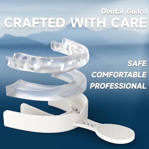 Mouth Guard with Fitting Tray for Adult, 4 Pack Standard Size