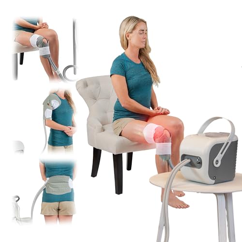 Ossur Cold Rush Cold Therapy Machine with Knee Pad - Quiet Cryotherapy System for Post-Surgery Recovery, Knee Replacement, ACL, Pain Relief & Swelling- Knee Pad Included